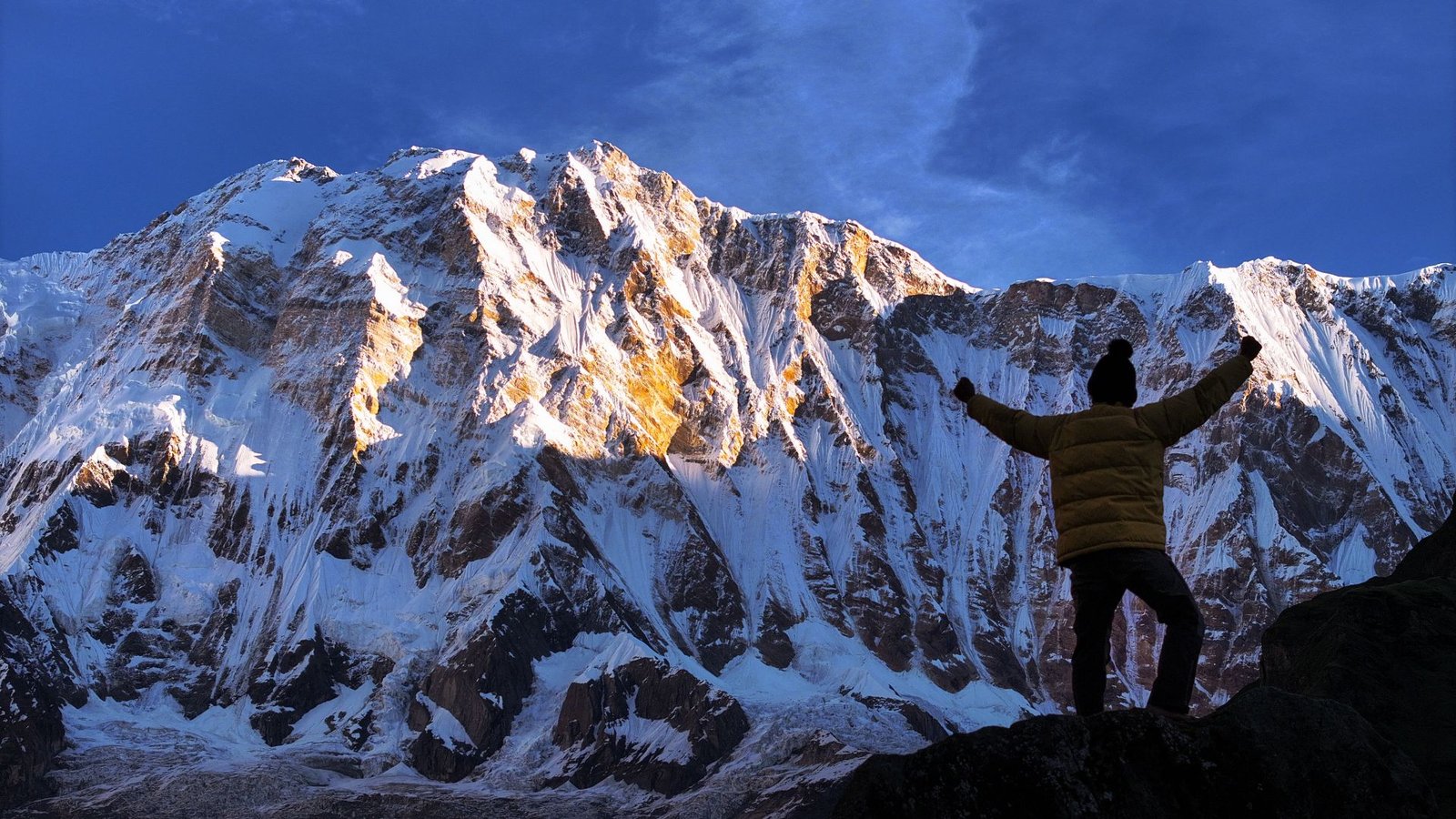 Triumph at Annapurna — A Sunrise Salute